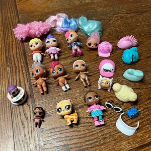 LOL Surprise Dolls OMG Dolls Lot Of 10 dolls included cat